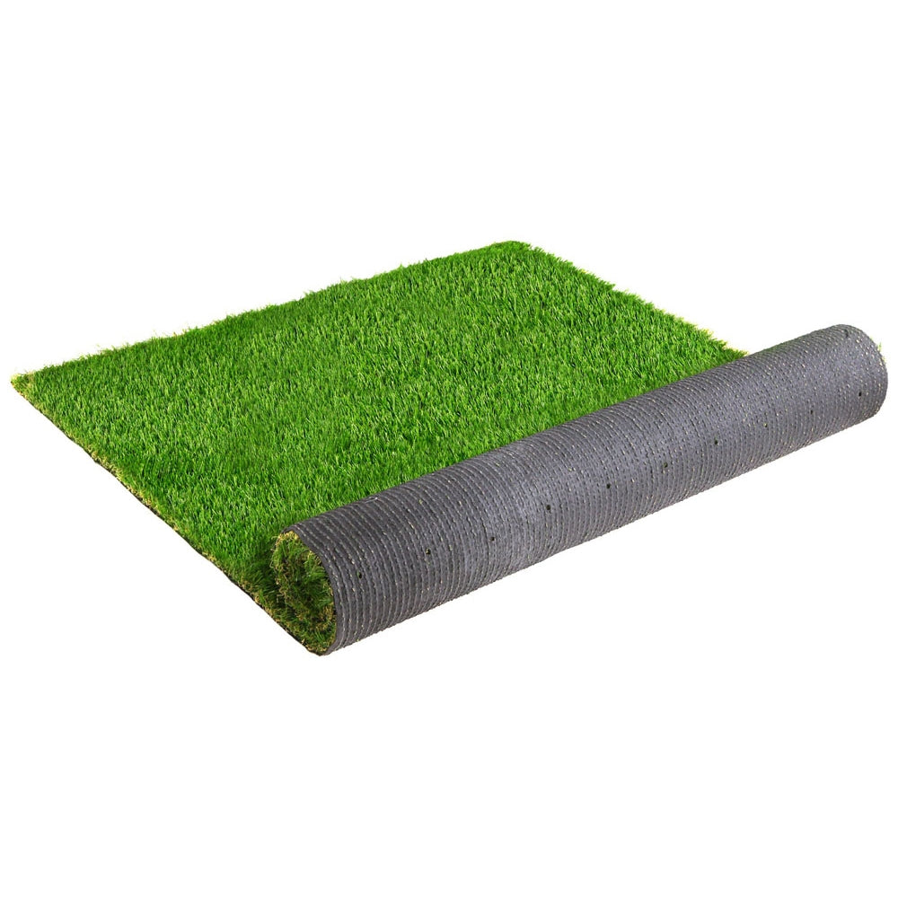 Synthetic 20mm  0.95mx10m 9.5sqm Grass Fake Turf 4-coloured Plants Plastic Lawn - image1