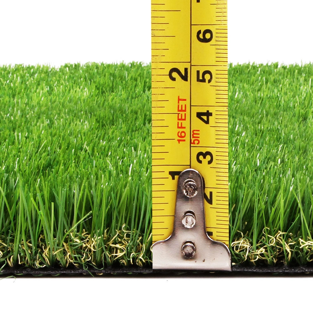 Synthetic 20mm  0.95mx10m 9.5sqm Grass Fake Turf 4-coloured Plants Plastic Lawn - image2