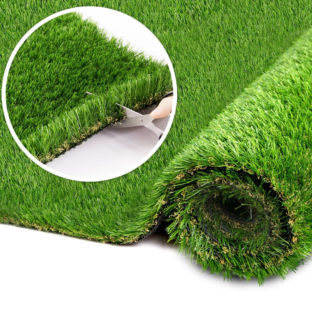 Synthetic 20mm  0.95mx10m 9.5sqm Grass Fake Turf 4-coloured Plants Plastic Lawn - image5