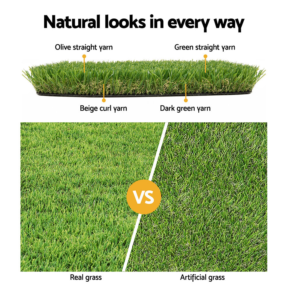 Artificial Grass Synthetic Fake 20SQM Turf Plastic Plant Lawn 20mm - image5