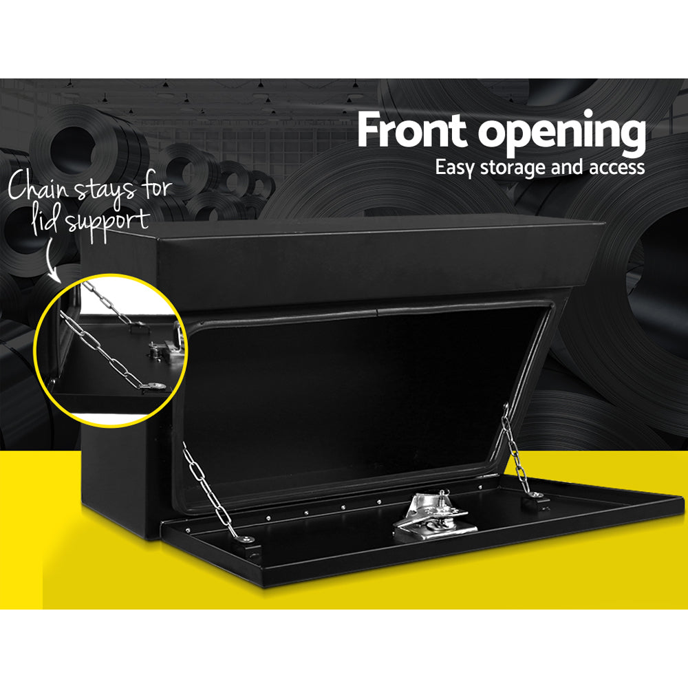 Ute Tool Box Right UnderTray Toolbox Under Tray Aluminium Underbody - image5