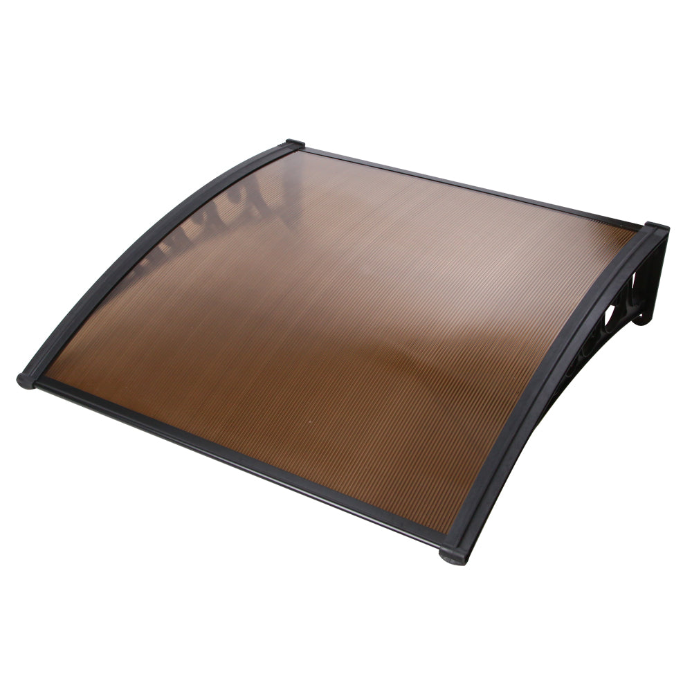 DIY Window Door Awning Brown 1 x 1M - image1