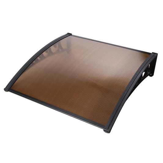 DIY Window Door Awning Brown 1 x 1M - image1