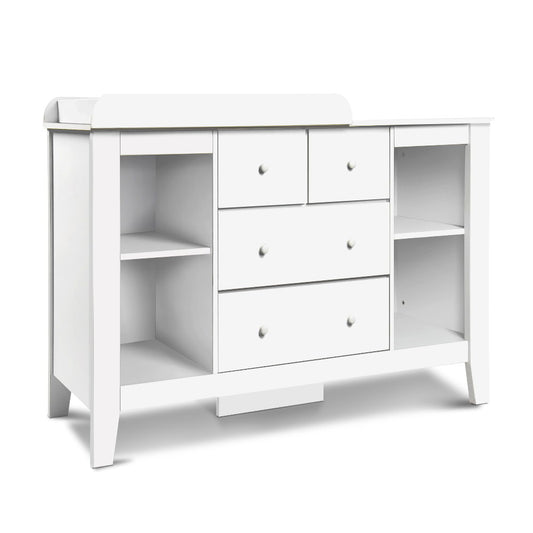 Change Table with Drawers - White - image1