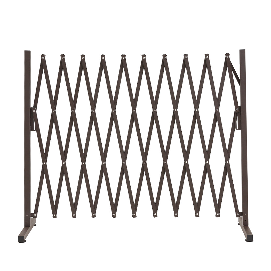 Expandable Metal Steel Safety Gate Trellis Fence Barrier Traffic Indoor Outdoor - image14