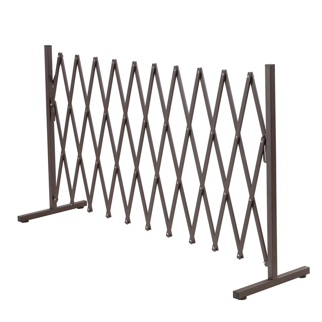 Expandable Metal Steel Safety Gate Trellis Fence Barrier Traffic Indoor Outdoor - image13