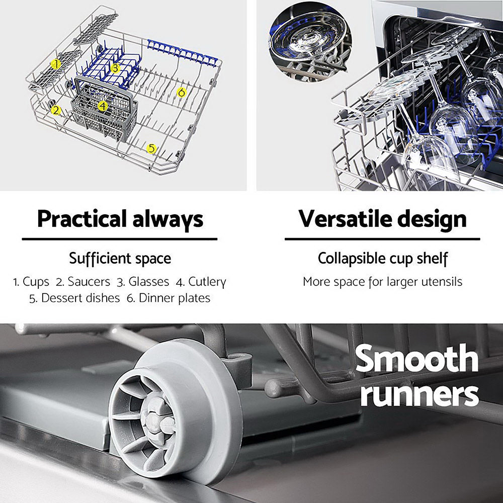 Benchtop Dishwasher 6 Place Bench Top Countertop Dishwasher Freestanding - image5