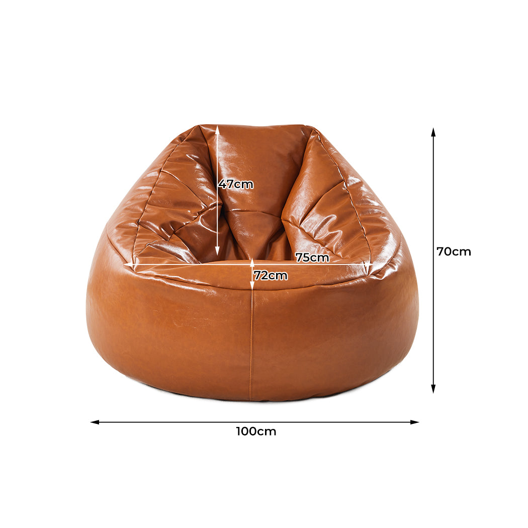 Bean Bag Large Indoor Lazy Chairs Couch Lounger Kids Adults Sofa Cover Beanbag - image3