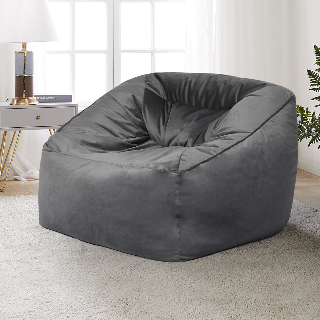 Marlow Bean Bag Chair Cover Soft Velevt Home Game Seat Lazy Sofa Cover Large - image15