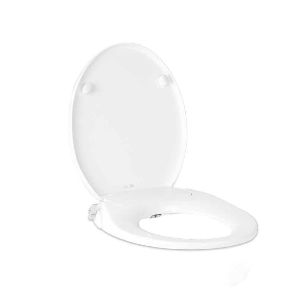 Non Electric Bidet Toilet Seat Bathroom  - White - image1