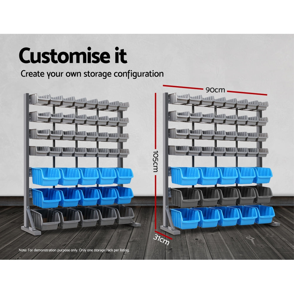 47 Bin Storage Shelving Rack - image9