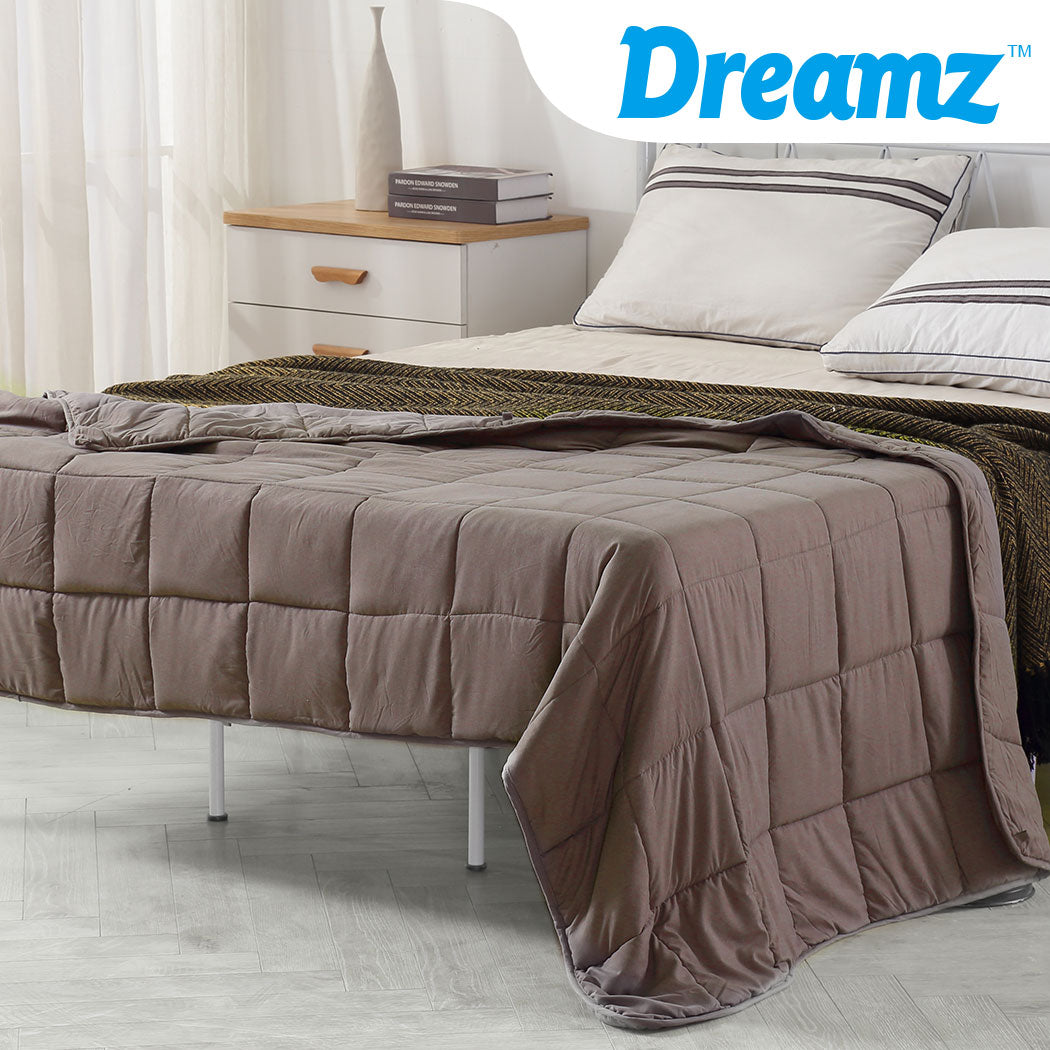 DreamZ Weighted Blanket Heavy Gravity Deep Relax 9KG Adult Double Mink - image15