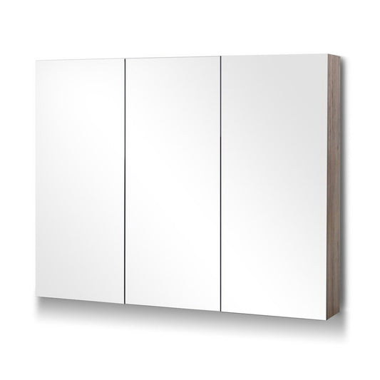 Bathroom Vanity Mirror with Storage Cabinet - Natural - image1