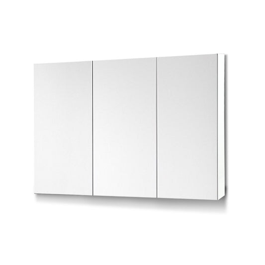 Bathroom Vanity Mirror with Storage Cabinet - White - image1