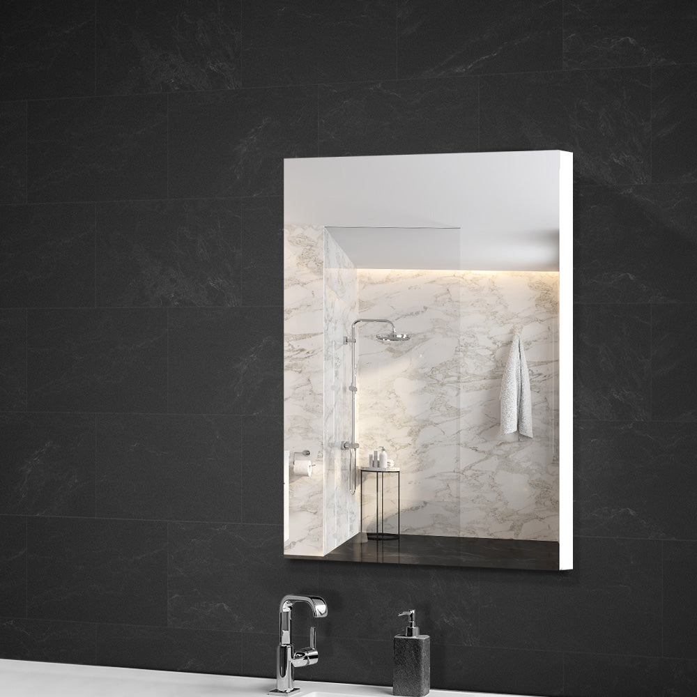 Bathroom Vanity Mirror with Storage Cavinet - White - image7