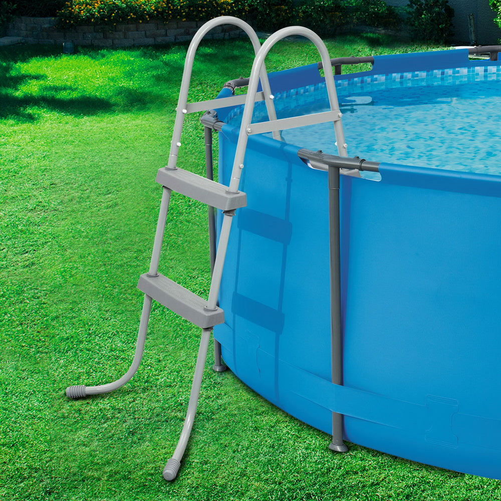 Ladder Above Ground Swimming Pools 84cm 32 inch Deep Removable Steps - image7