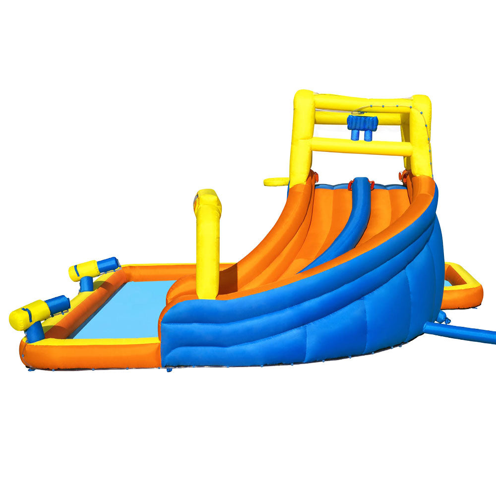 Inflatable Water Slide Jumping Castle Double Slides for Pool Playground - image4