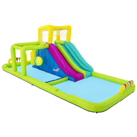 Inflatable Water Pack Pool Slide Castle Playground H2OGO Splash Course - image1