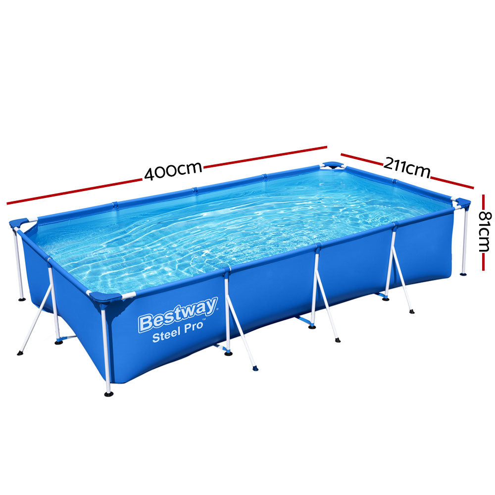 Swimming Pool Above Ground Heavy Duty Steel Pro‚Ñ¢ Frame Pools 4M - image2