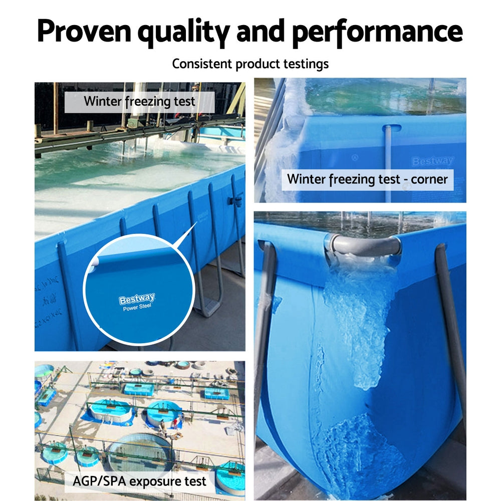 Swimming Pool Above Ground Heavy Duty Steel Pro‚Ñ¢ Frame Pools 4M - image6