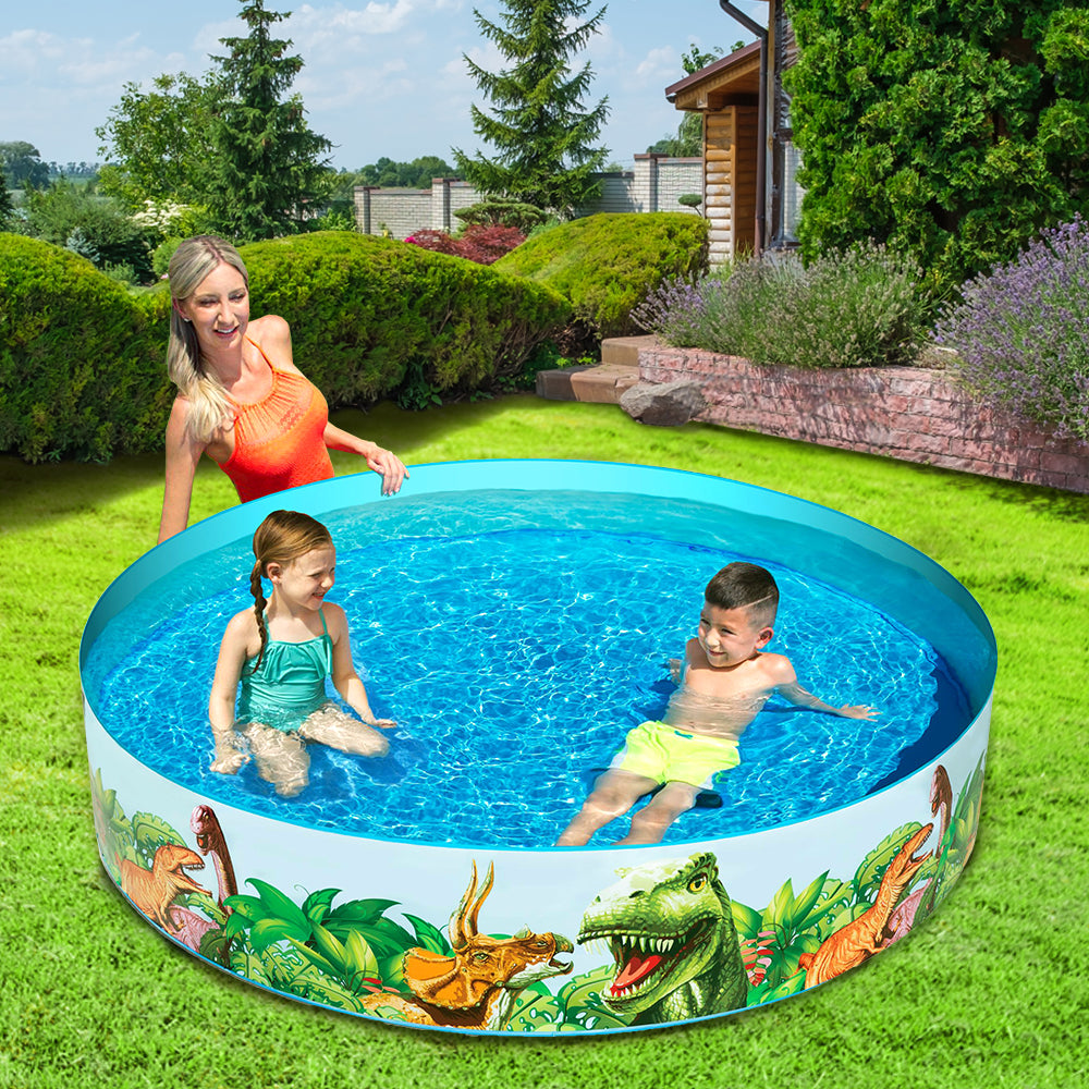 Kids Swimming Pool Above Ground Play Fun Round Fill-n-Fun Pools - image8