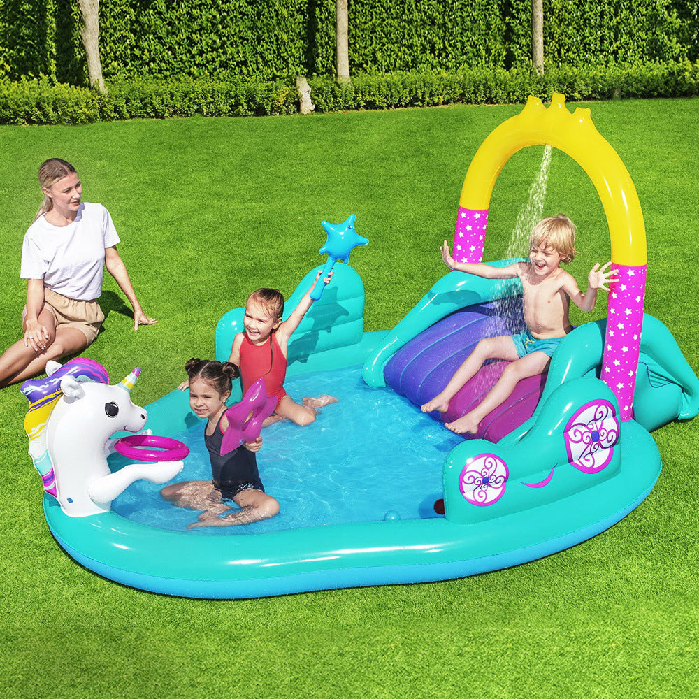 Swimming Pool Above Ground Kids Play Inflatable Pools Toys Family - image7