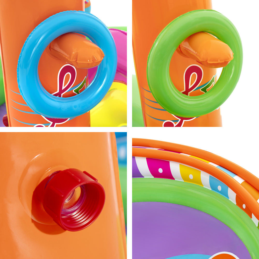 Inflatable Swimming Play Pool Kids Above Ground Kid Game Toy 3 People - image5