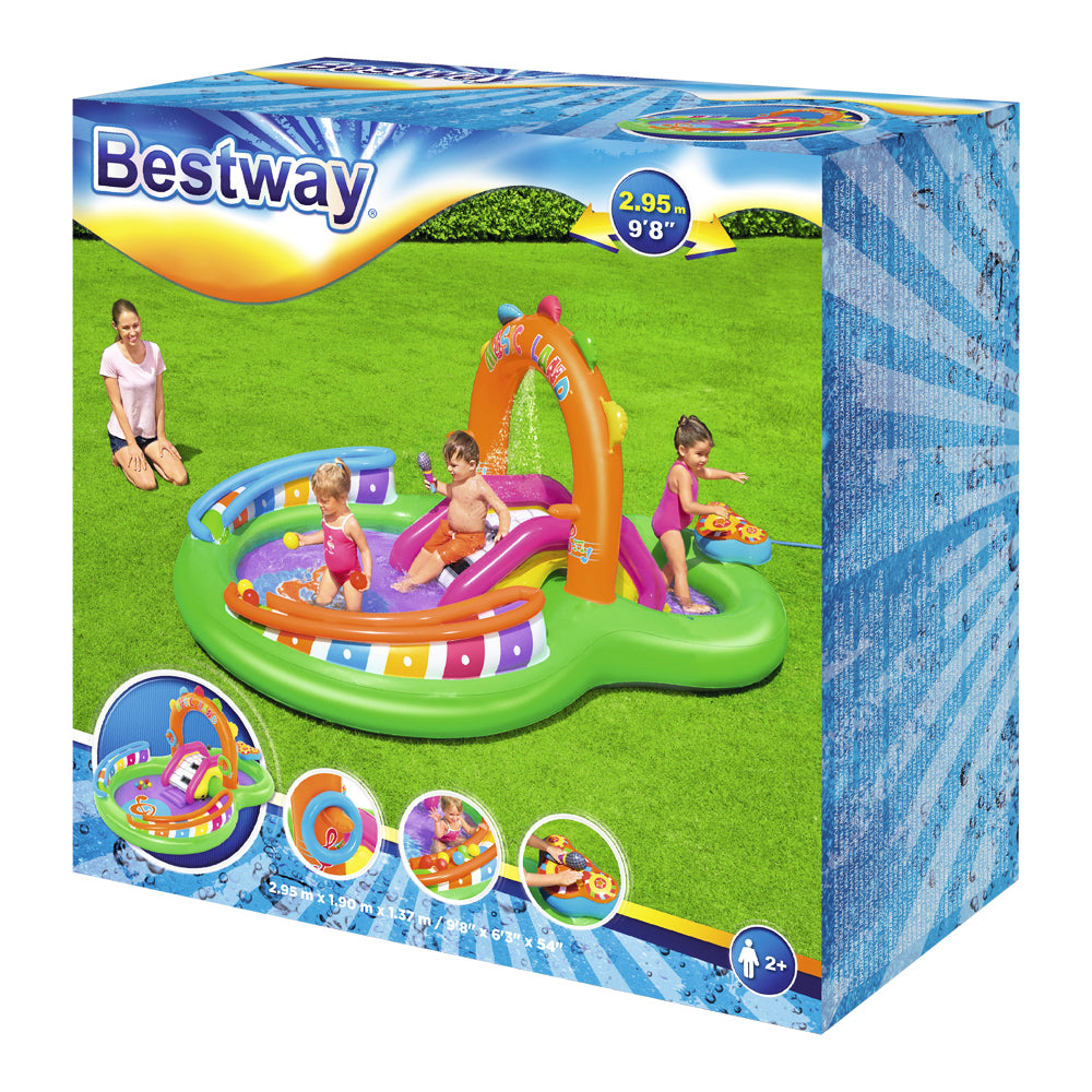 Inflatable Swimming Play Pool Kids Above Ground Kid Game Toy 3 People - image6