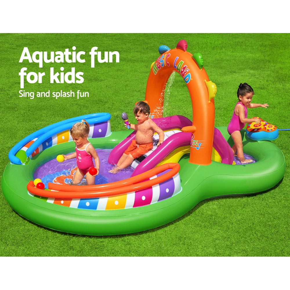 Inflatable Swimming Play Pool Kids Above Ground Kid Game Toy 3 People - image7