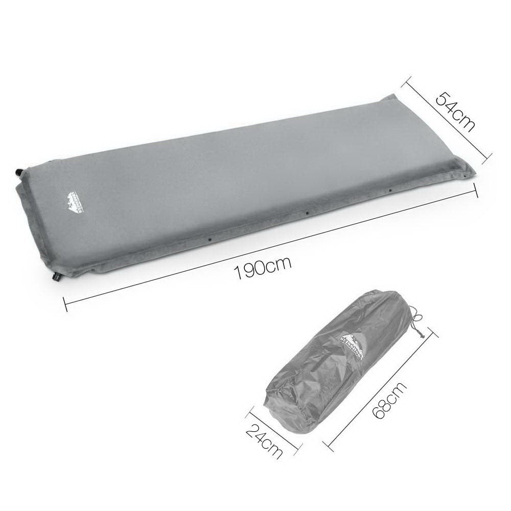 Single Size Self Inflating Matress - Grey - image2