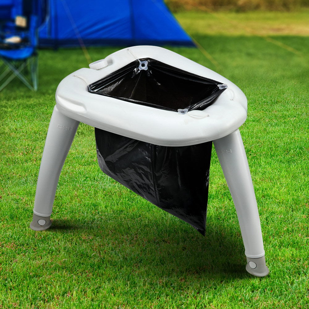 Outdoor Portable Folding Camping Toilet - image7