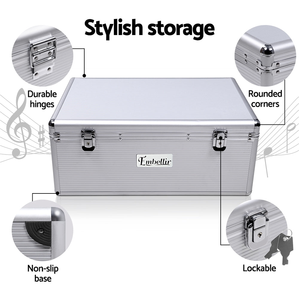 CD Case DVD Cases Storage Box 500 Discs Aluminium Case DVD Folders - image10