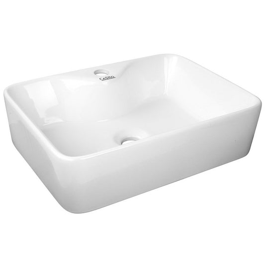 Ceramic Rectangle Sink Bowl - White - image1