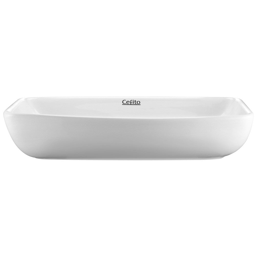 Ceramic Rectangle Sink Bowl - White - image3