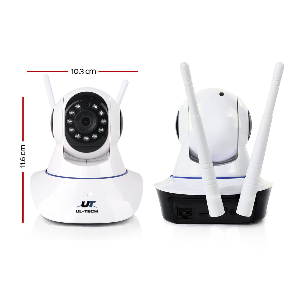 Set of 2 1080P IP Wireless Camera - White - image2