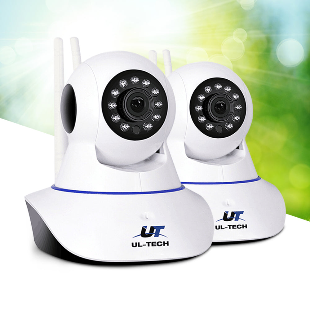 Set of 2 1080P IP Wireless Camera - White - image7