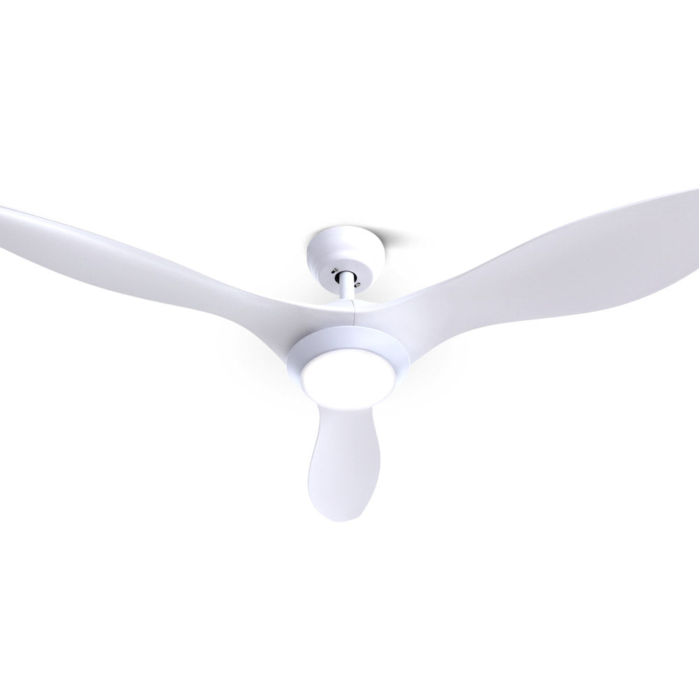 52'' Ceiling Fan With Light Remote DC Motor 3 Blades 1300mm - image1