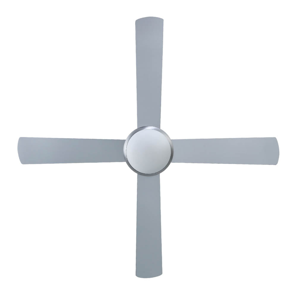 52" Ceiling Fan with Light Silver - image3