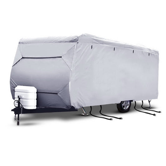 16-18ft Caravan Cover Campervan 4 Layer UV Water Resistant - image1