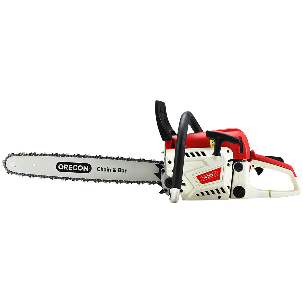 Giantz Petrol Chainsaw Commercial 52cc E-Start 20 Oregon Bar Pruning Chain Saw - image3