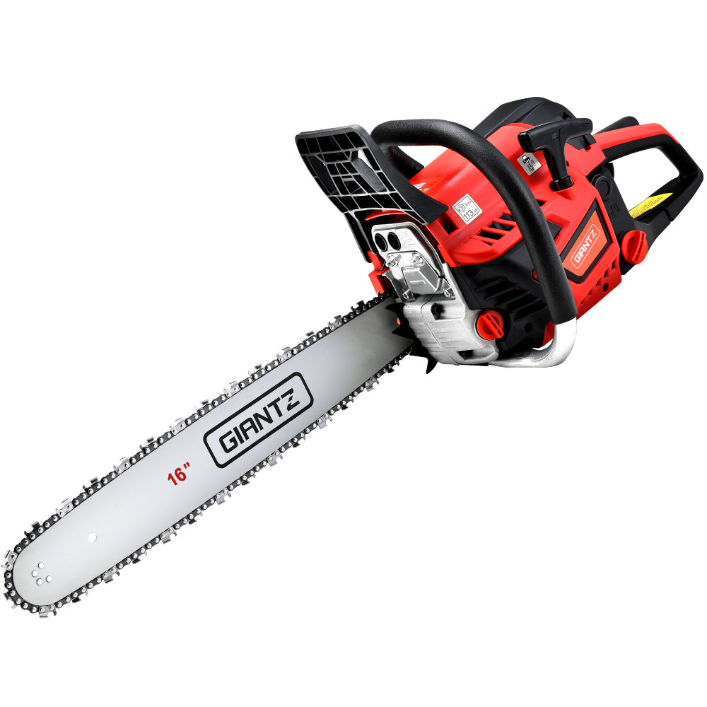 Giantz Petrol Chainsaw Chain Saw E-Start Commercial 45cc 16'' Top Handle Tree - image2