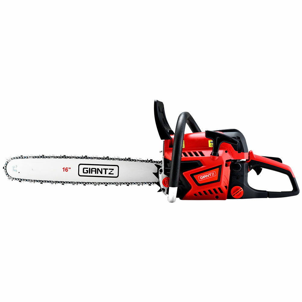 Giantz Petrol Chainsaw Chain Saw E-Start Commercial 45cc 16'' Top Handle Tree - image3