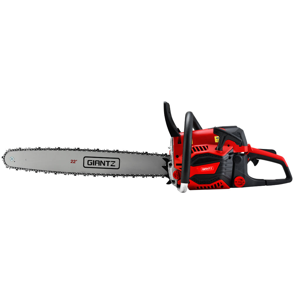 Giantz Chainsaw 58cc Petrol Commercial Pruning Chain Saw E-Start 22'' Bar Top - image3