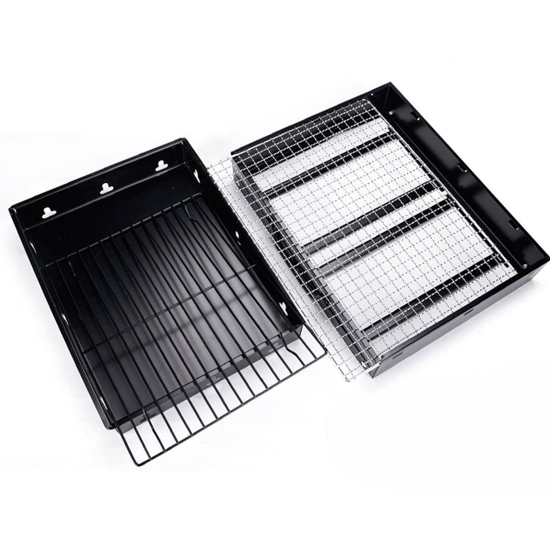 Premium Portable Mini Folding Thick Box-type Charcoal Grill for Outdoor BBQ Camping - image4