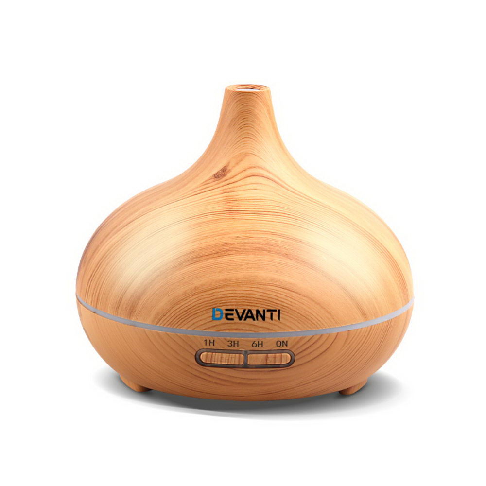 300ml 4 in 1 Aroma Diffuser - Light Wood - image1