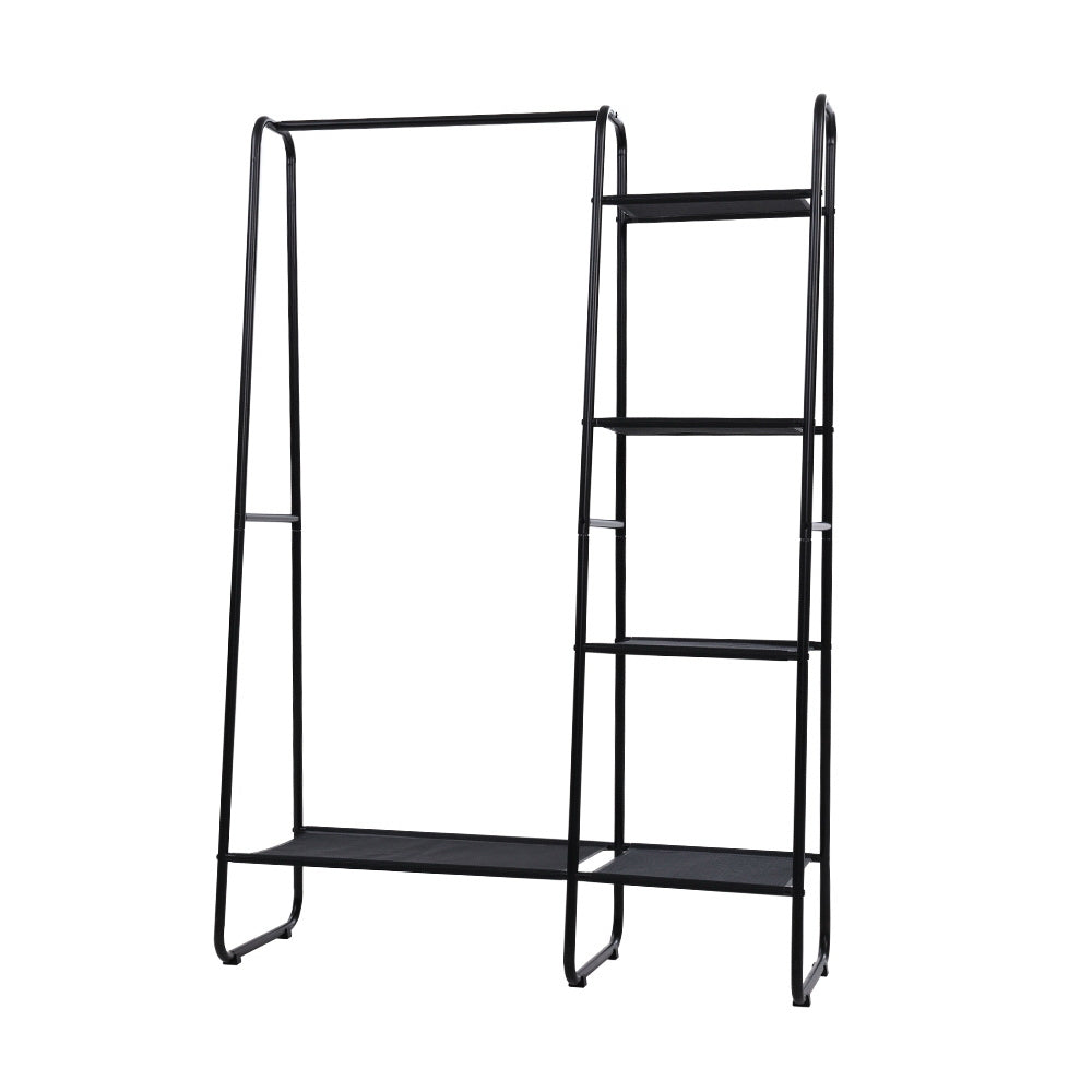 Portable Clothes Rack Garment Hanging Stand Closet Storage Organiser Shelf Home - image1