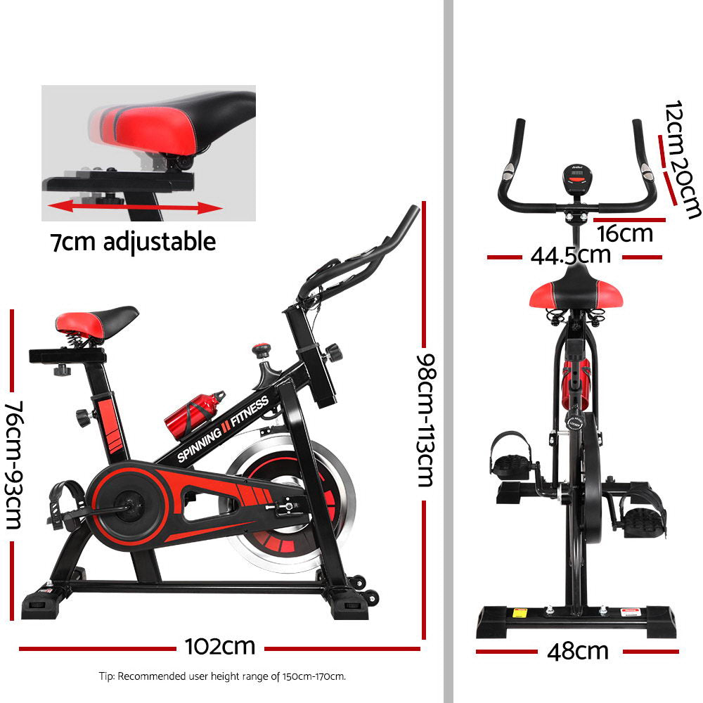 Spin Bike Exercise Bike Flywheel Fitness Home Commercial Workout Gym Holder - image2