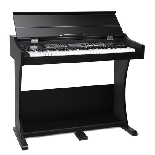 Alpha 61 Key Electronic Piano Keyboard Electric Digital Classical Music Stand - image1