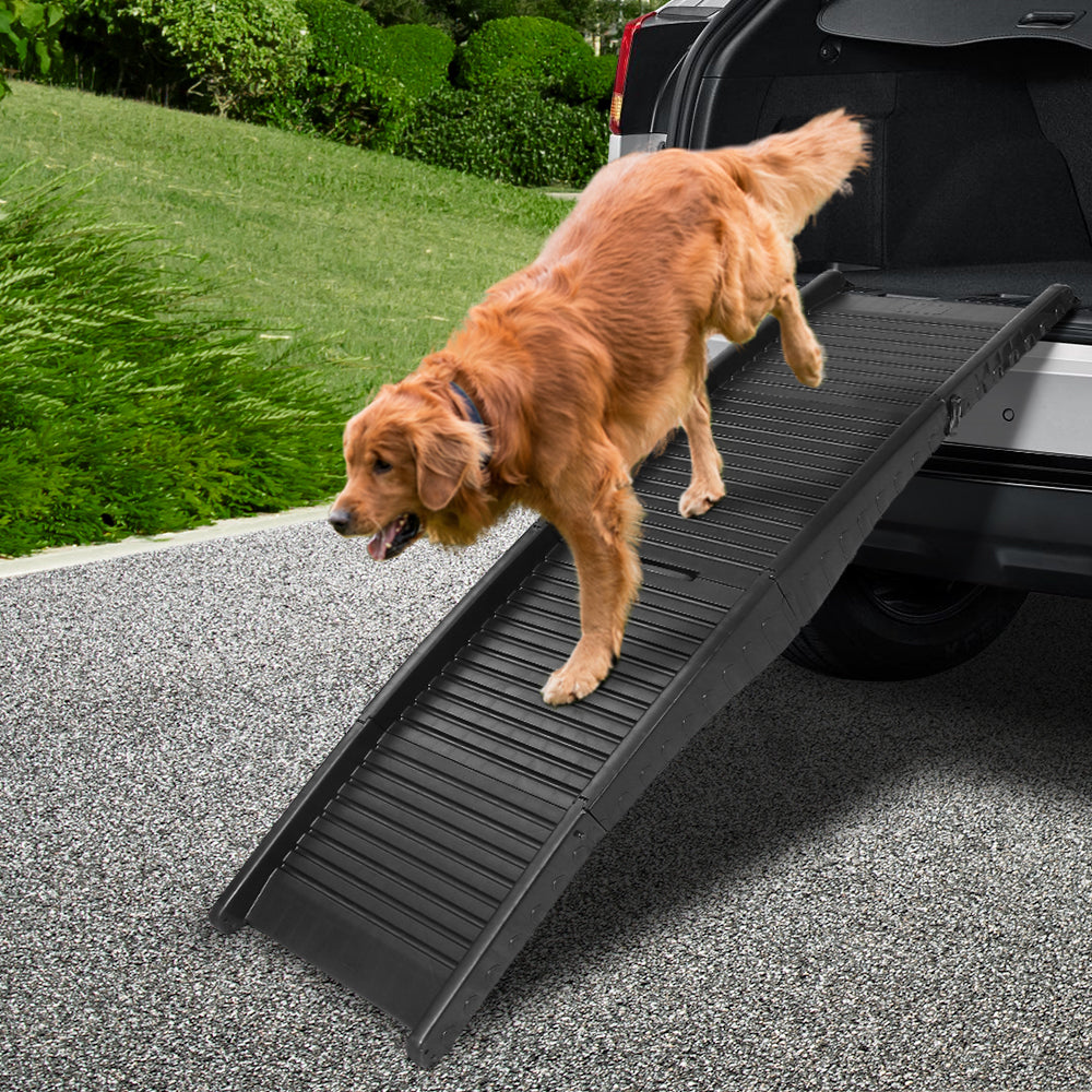 Portable Folding Pet Ramp for Cars - Black - image7