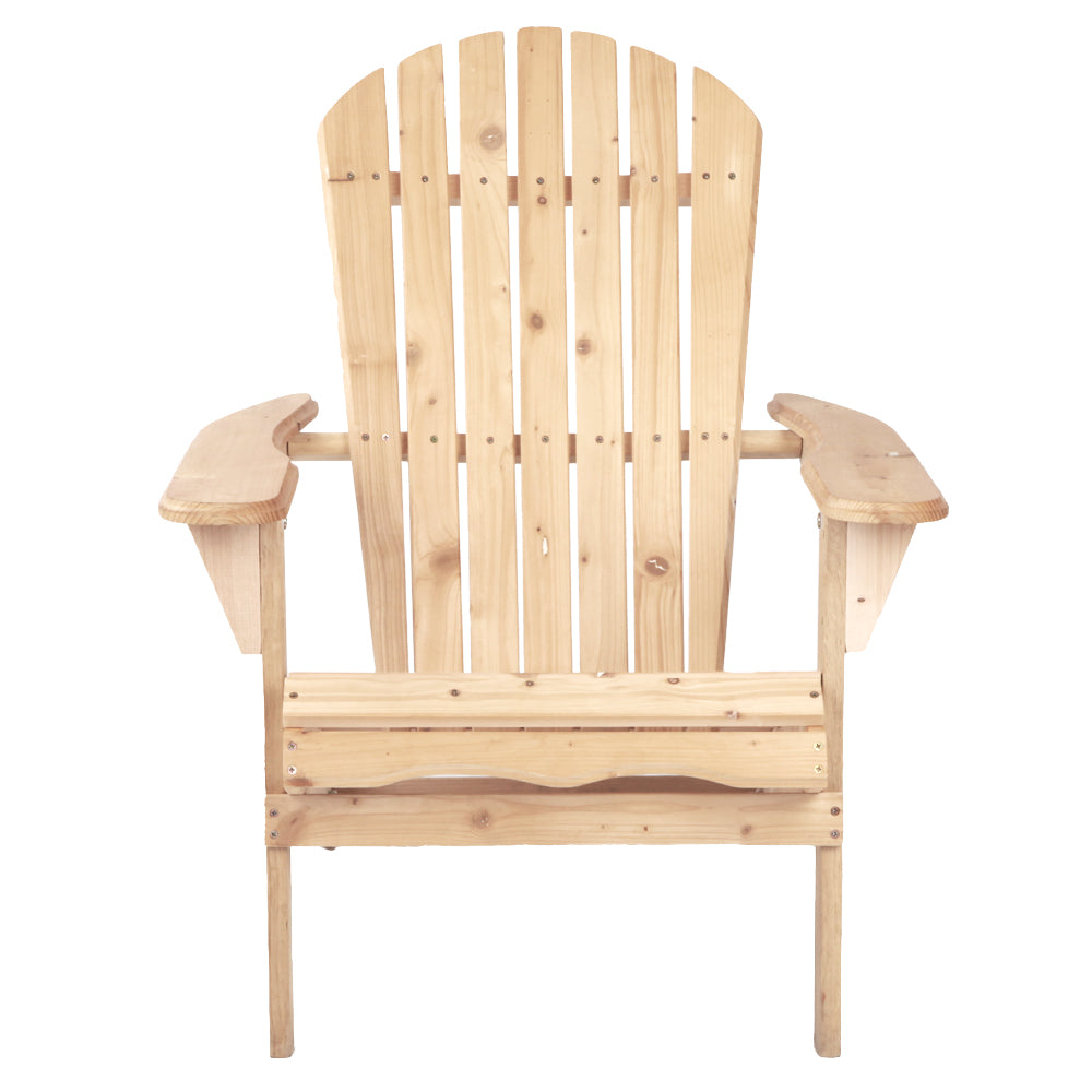 Outdoor Chairs Furniture Beach Chair Lounge Wooden Adirondack Garden Patio - image3